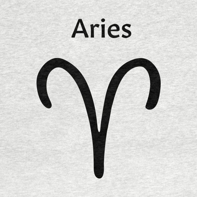 Aries zodiac sign merchandise by maddiesldesigns